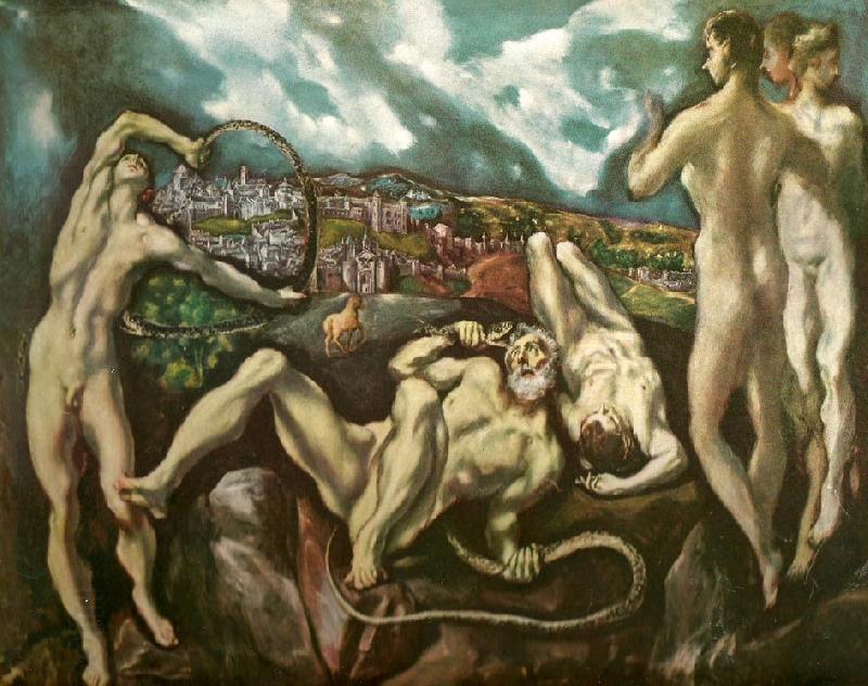 El Greco laocoon oil painting picture